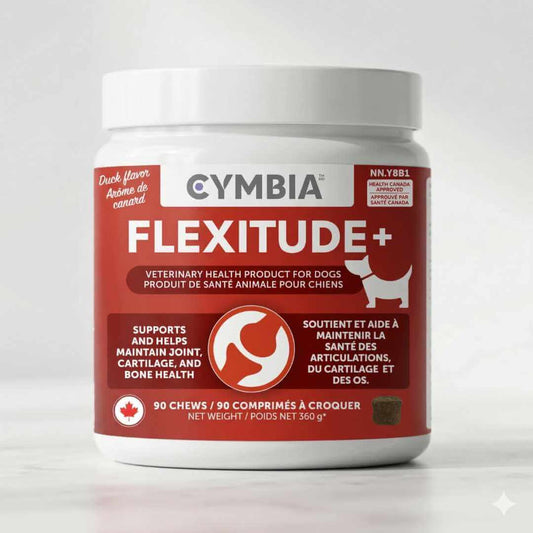 Cymbia Flexitude+ Hip & Joint Support Chews for Dogs - Duck Flavor