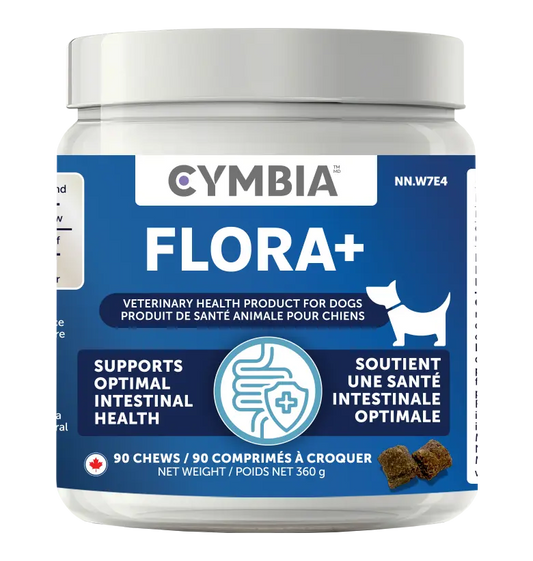 Flora+ Digestive Health Dog Treats | Gut Support Chews (90 chews)