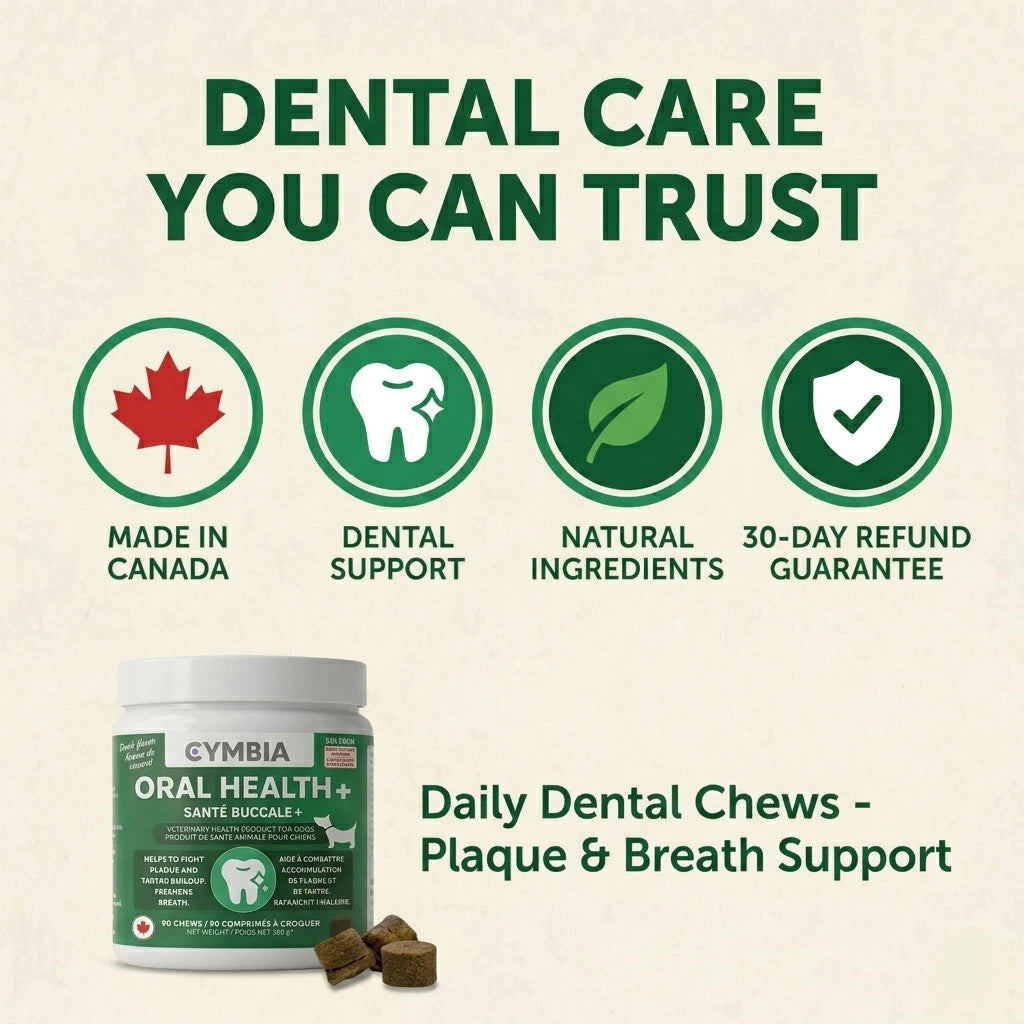 Oral Health+ Dental Chews for Dogs - Duck Flavor