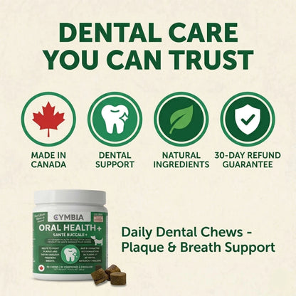 Oral Health+ Dental Chews for Dogs - Duck Flavor