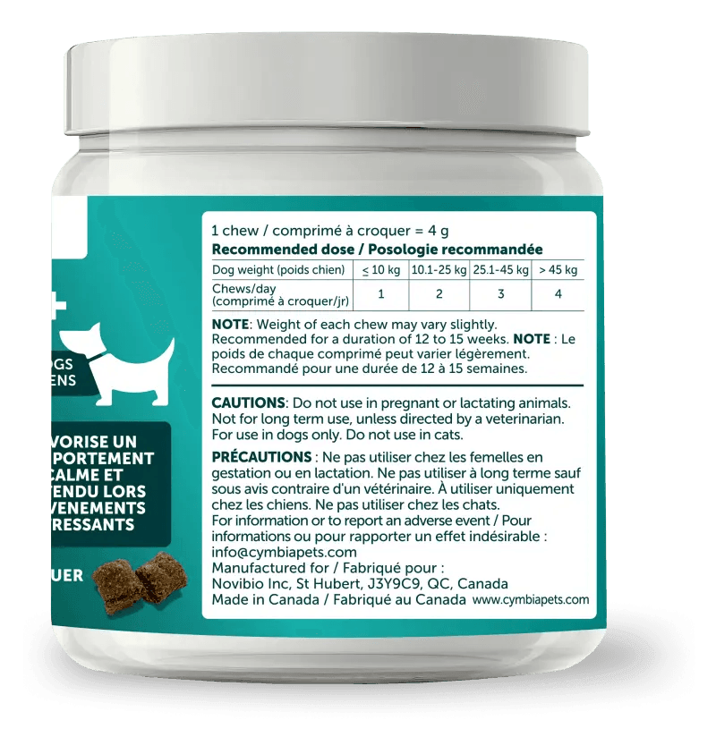 Relax Calming Supplement for Dogs Cymbia