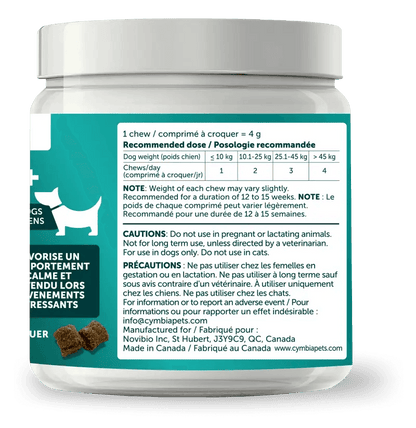 Relax Calming Supplement for Dogs Cymbia
